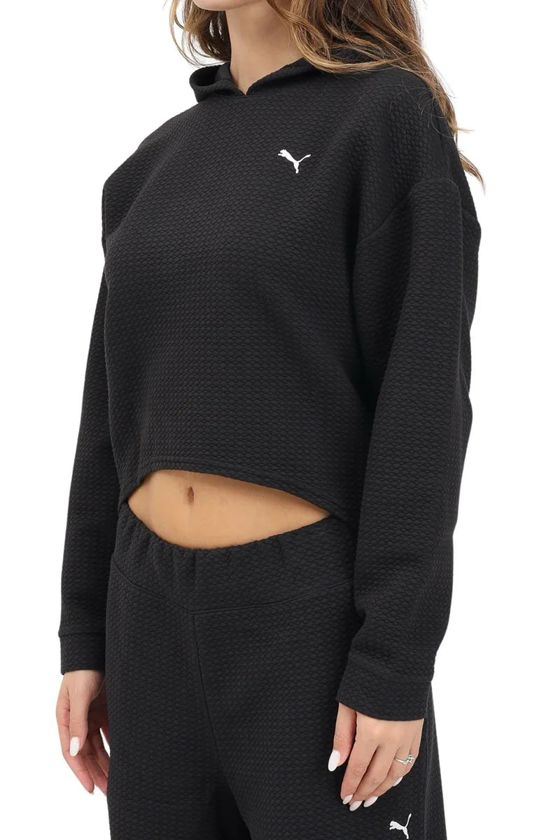 Puma Felpa Stretch Cotone/Poliestere - Nero