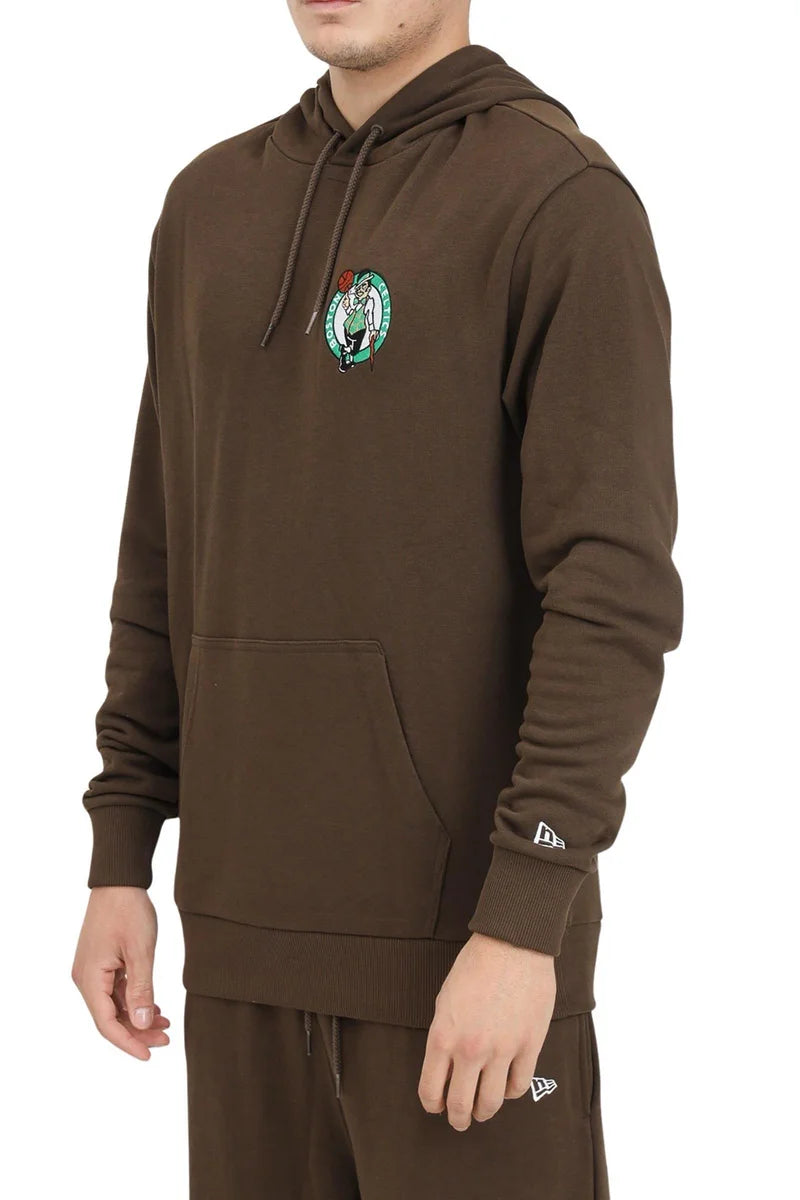 New Era Felpa con Cappuccio - Marrone