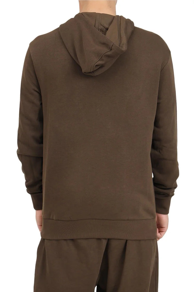 New Era Felpa con Cappuccio - Marrone