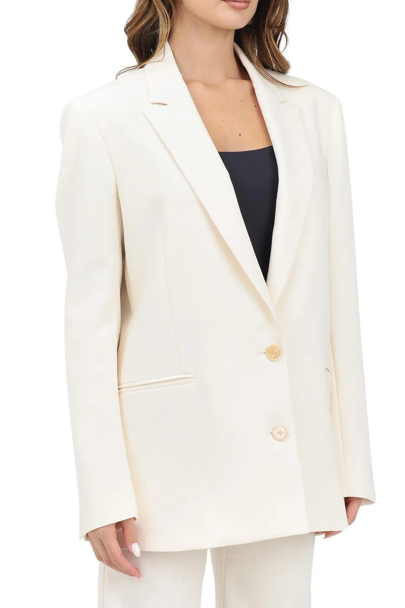 Patrizia Pepe Giacca Oversize - Cream