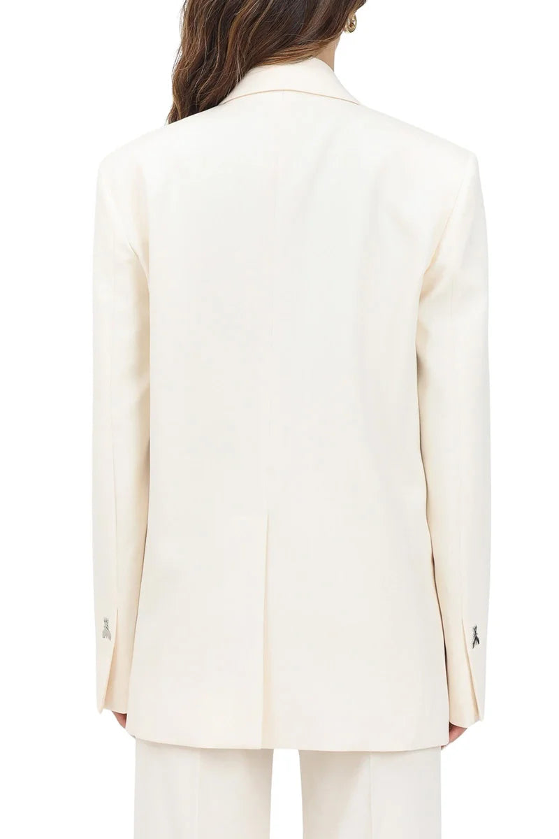 Patrizia Pepe Giacca Oversize - Cream