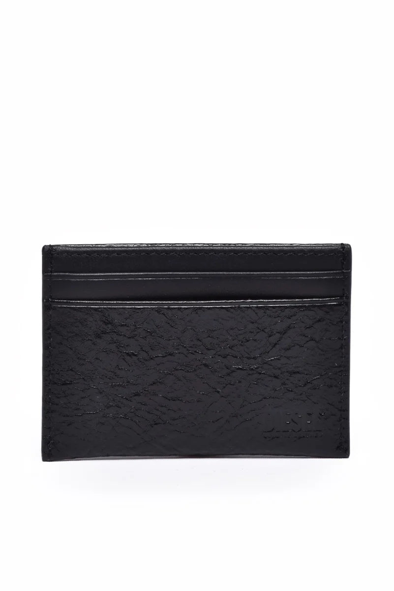 Diesel Portacarte Pelle - Nero