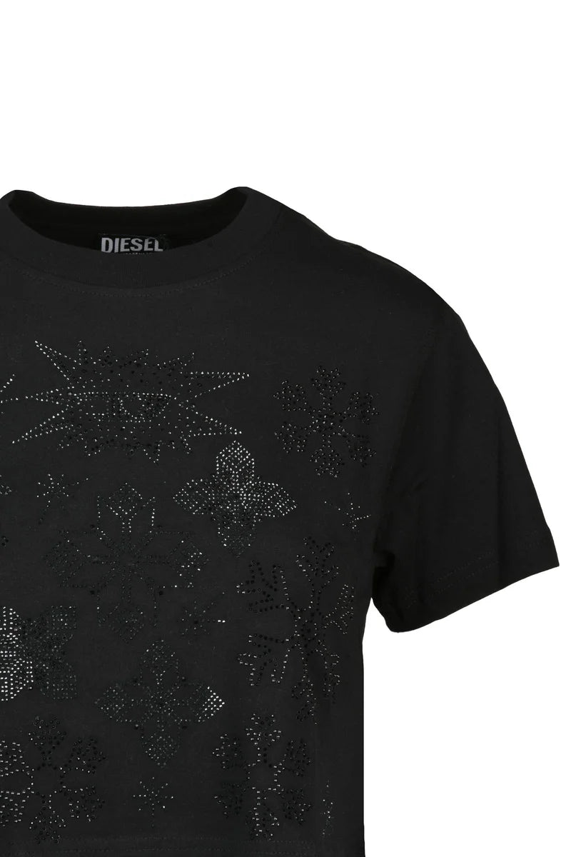 Diesel T-shirt Cotone - Nero