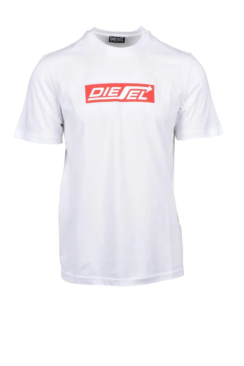 Diesel Crew Neck Cotton T-shirt - White