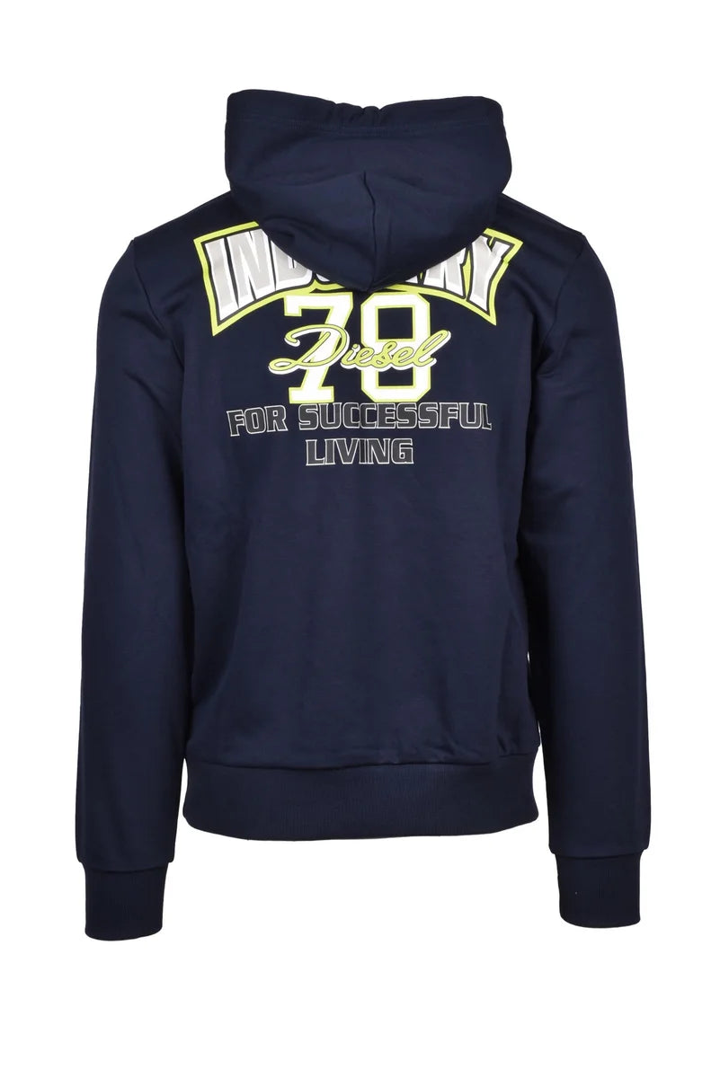 Diesel Felpa Cotone e Poliestere - Blu