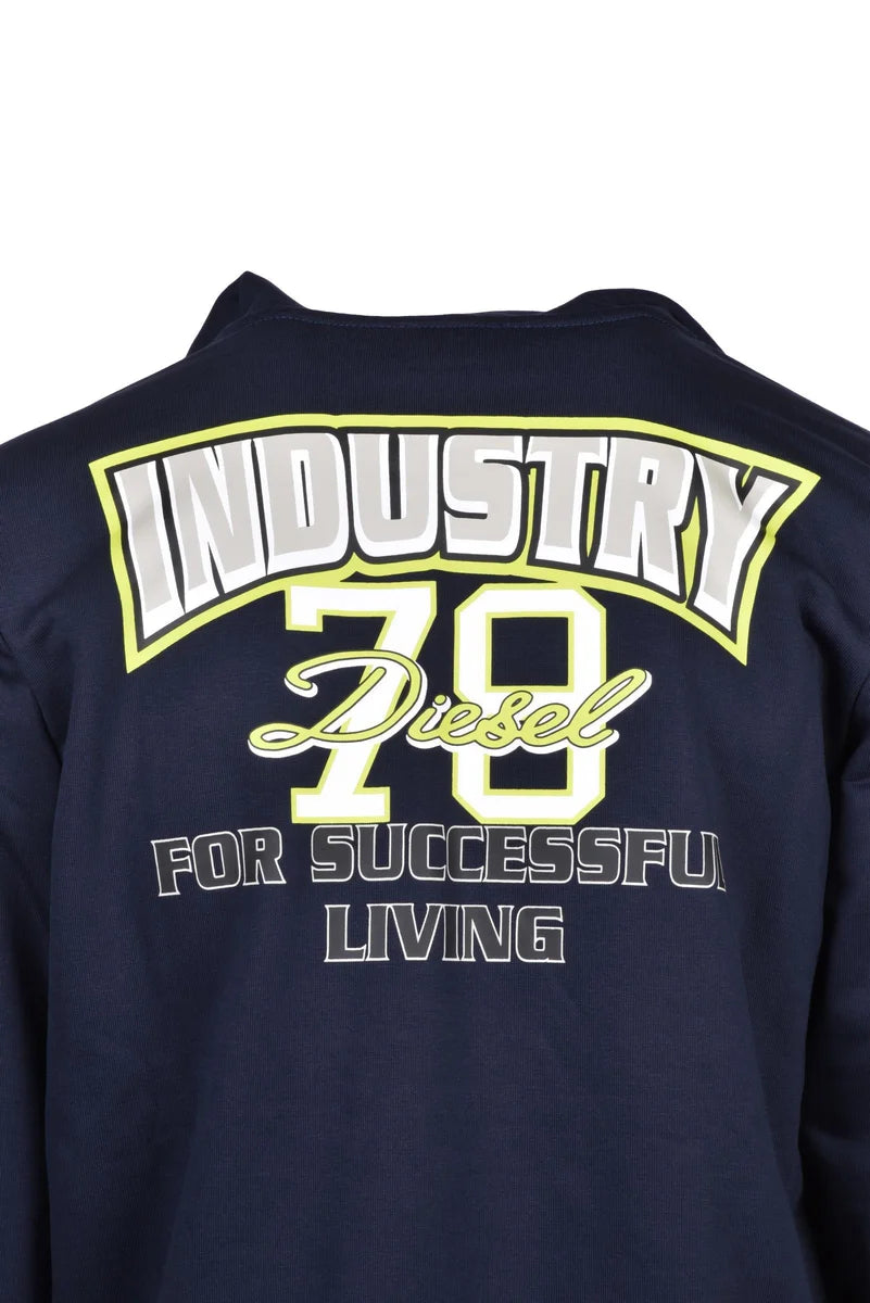 Diesel Felpa Cotone e Poliestere - Blu