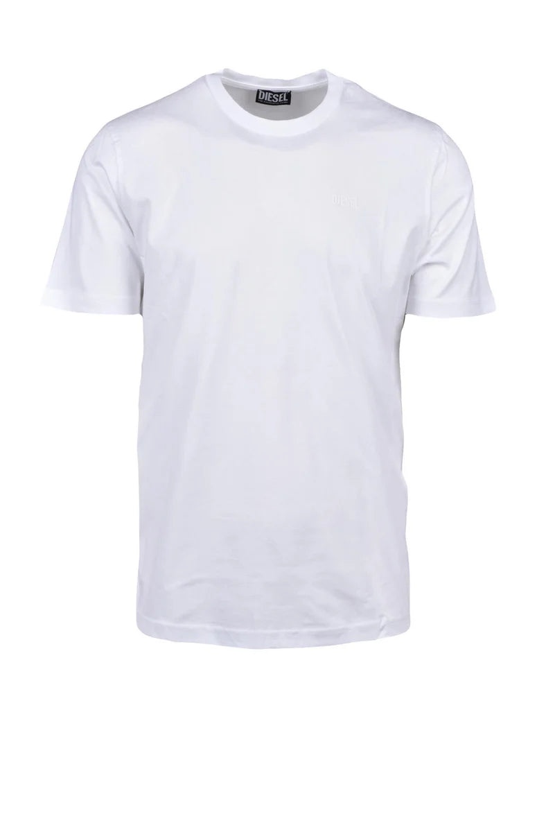 Diesel T-shirt Cotone Girocollo - Bianco