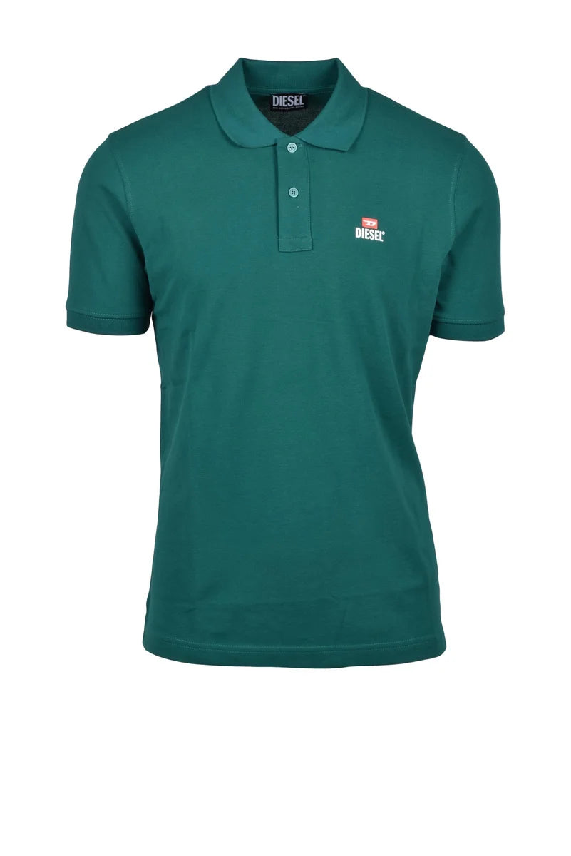 Diesel Polo Cotone Manica Corta - Verde