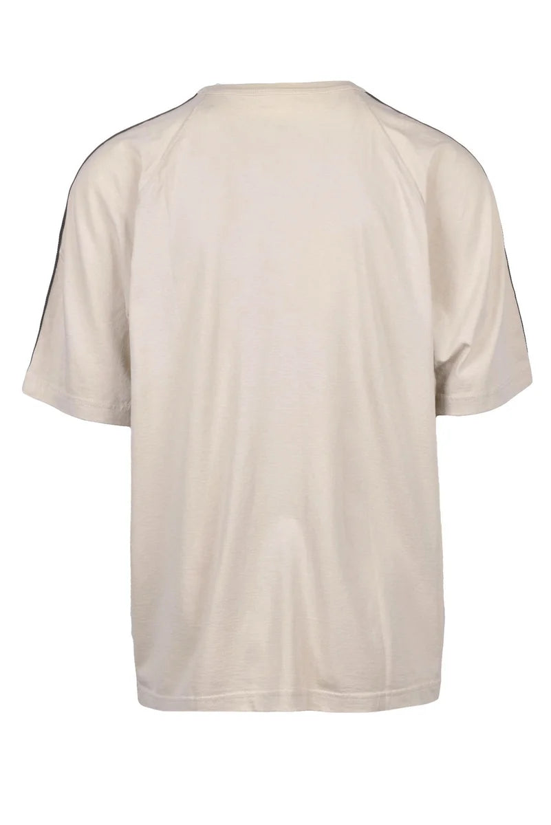 Diesel T-shirt Girocollo - Beige/Blu