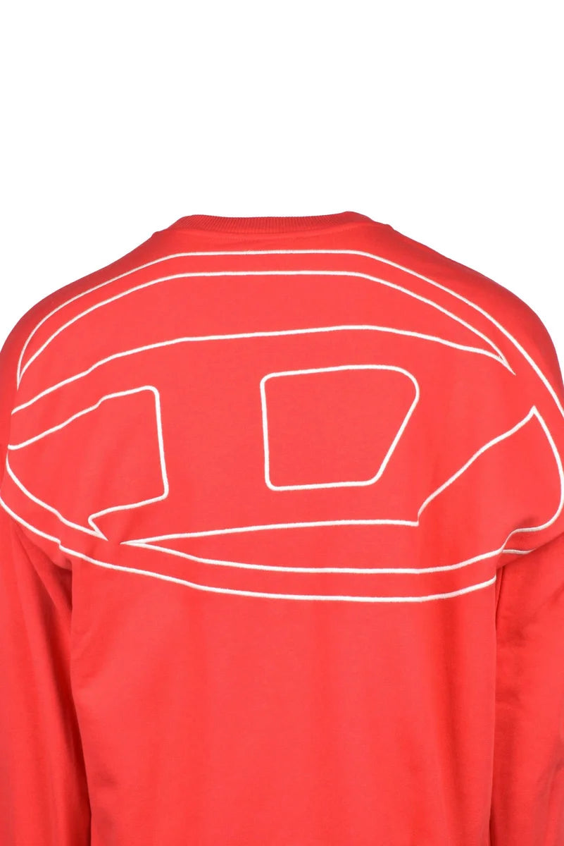 Diesel Felpa Girocollo - Rosso
