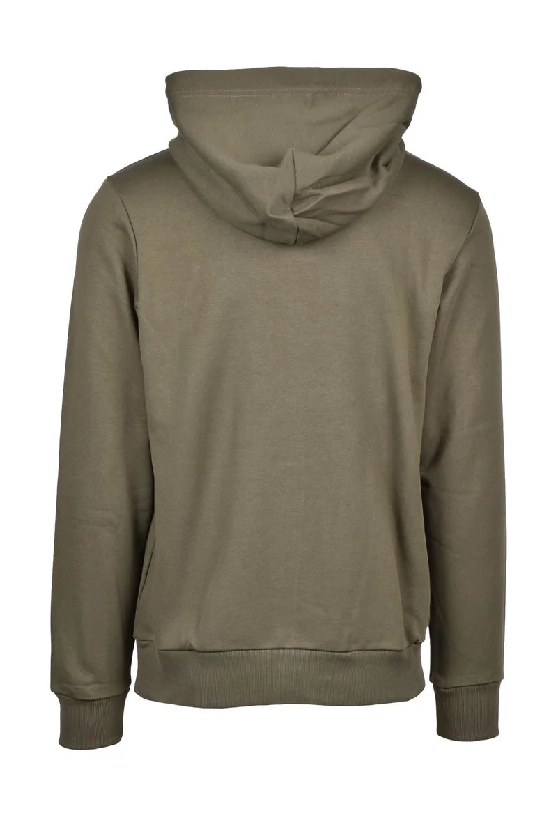 Diesel Felpa con Cappuccio Verde Uomo