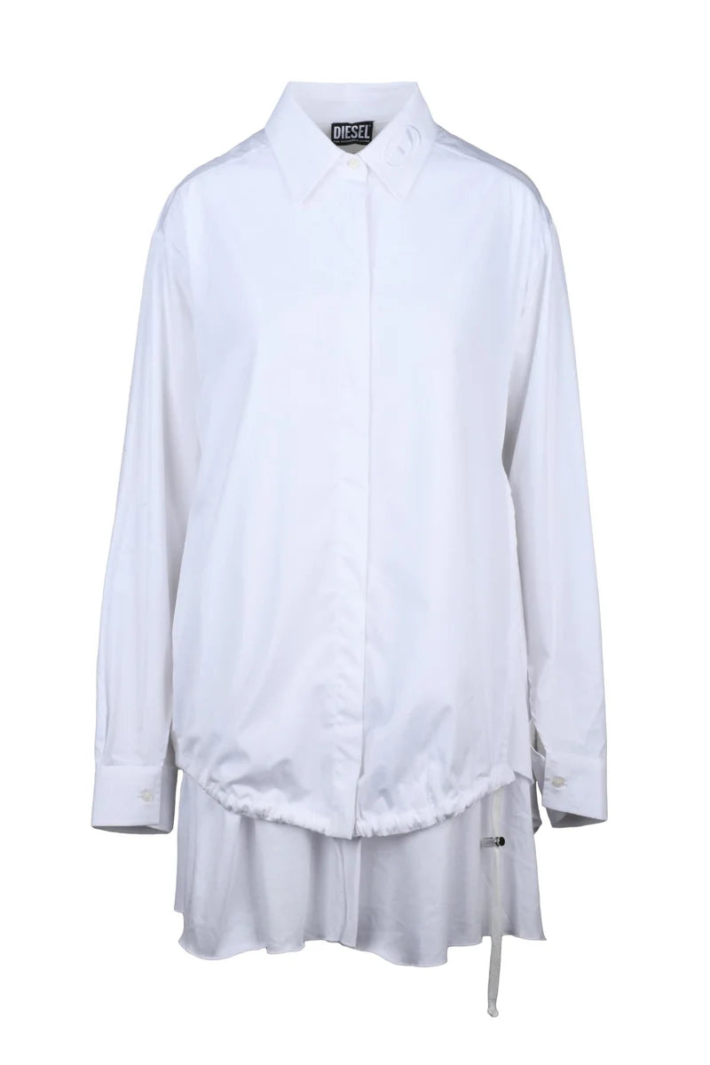 Diesel Maxi Camicia - Bianco