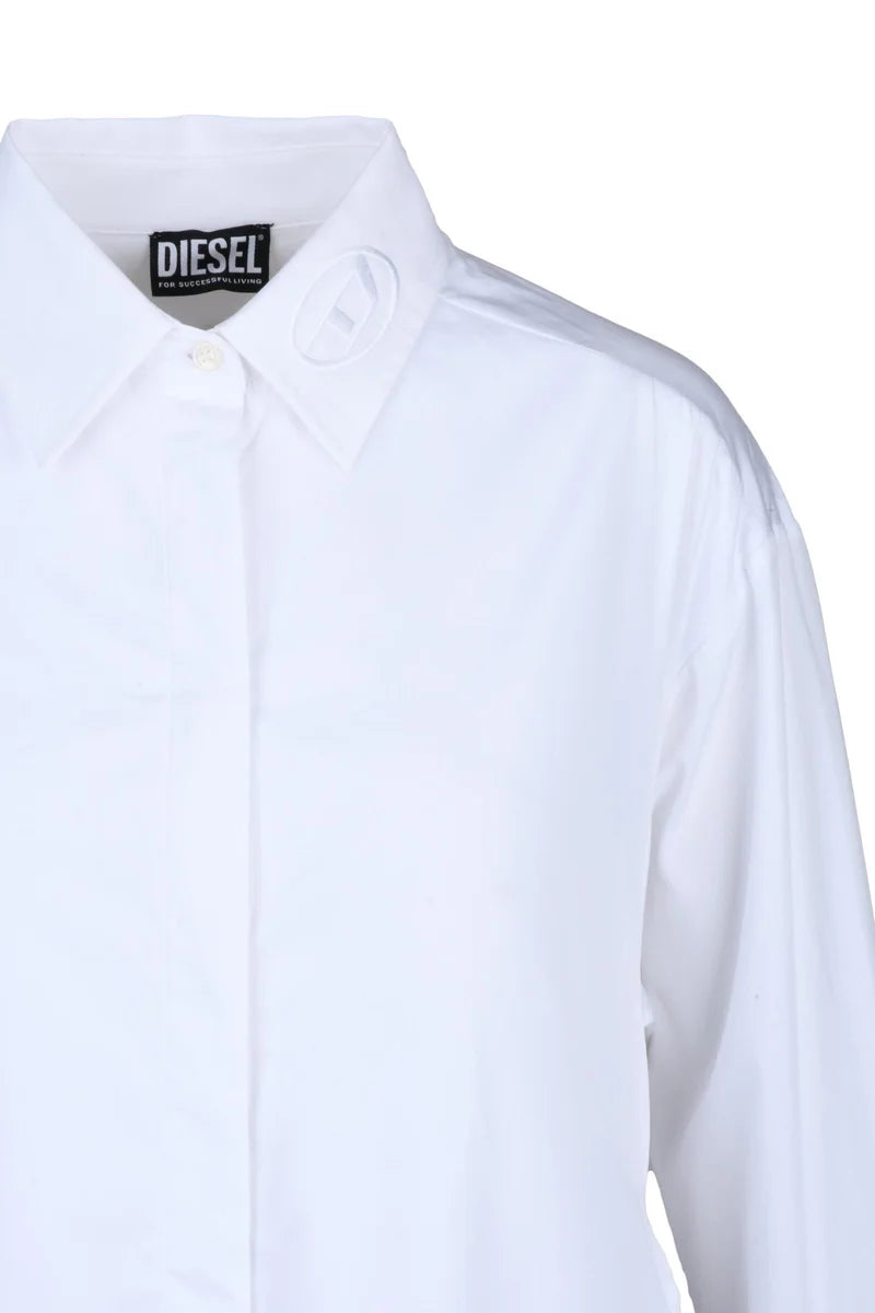 Diesel Maxi Camicia - Bianco