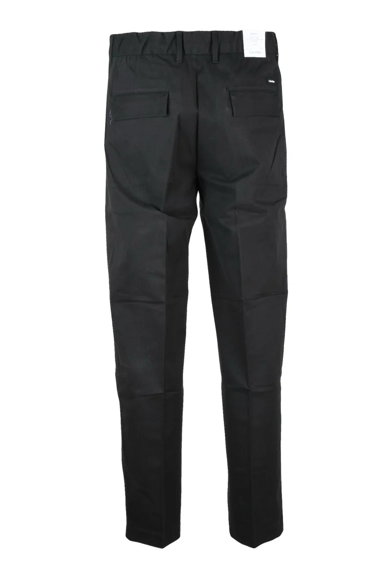 Calvin Klein Pantaloni Stretch - Nero