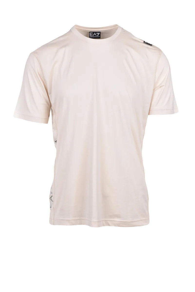 EA7 Emporio Armani T-shirt Girocollo - Cream
