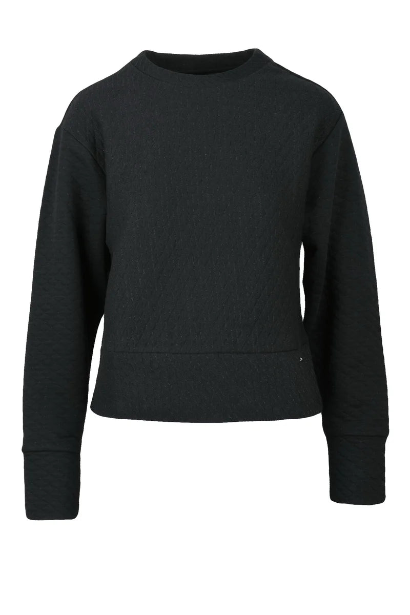 Armani Exchange Cotton Blend Sweatshirt - Black