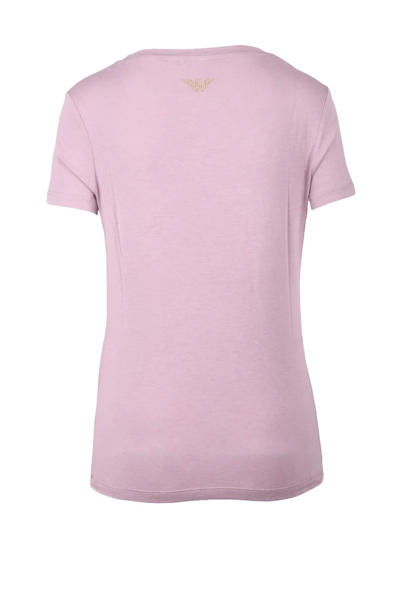 EA7 Emporio Armani T-shirt Cotone Modal Stretch - Rosa