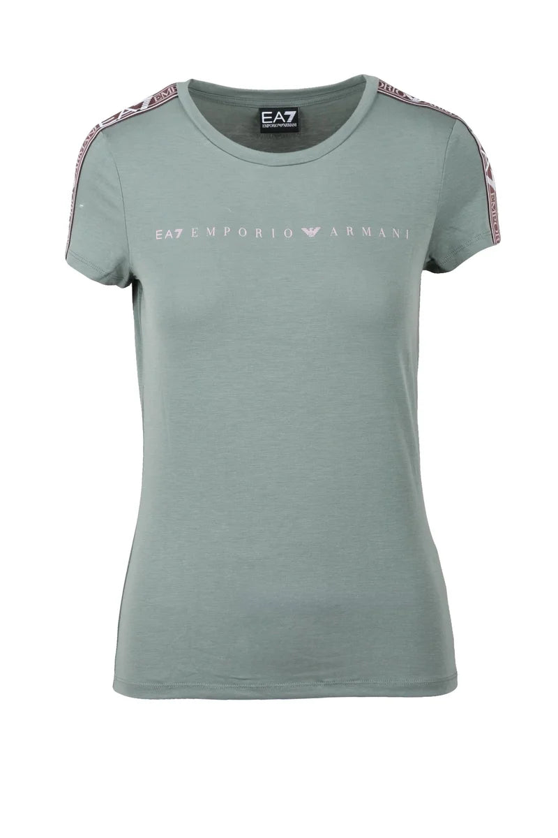 EA7 Emporio Armani T-shirt Viscosa/Elastan - Verde Salvia