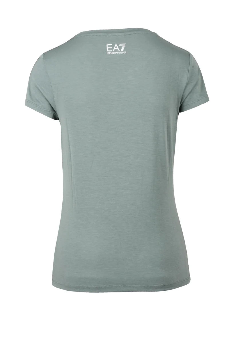 EA7 Emporio Armani T-shirt Viscosa/Elastan - Verde Salvia