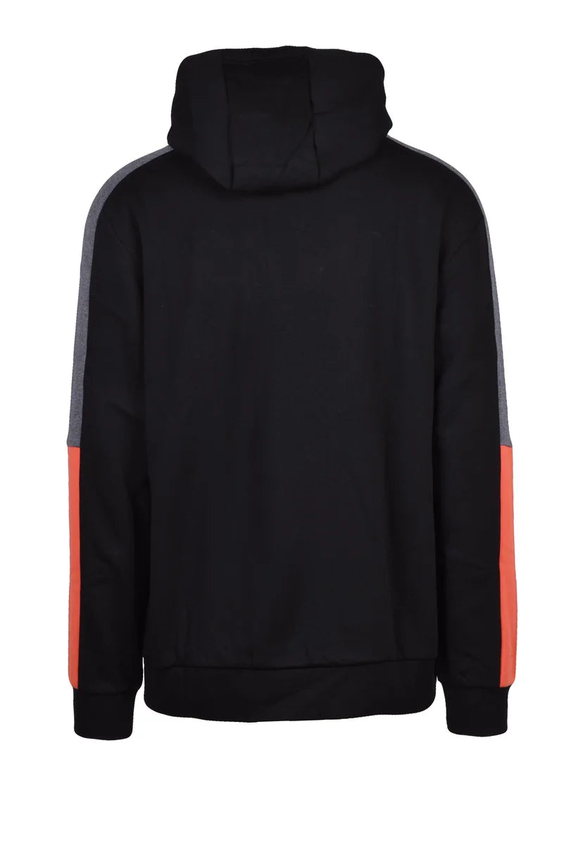 EA7 Emporio Armani Felpa con Cappuccio - Nero
