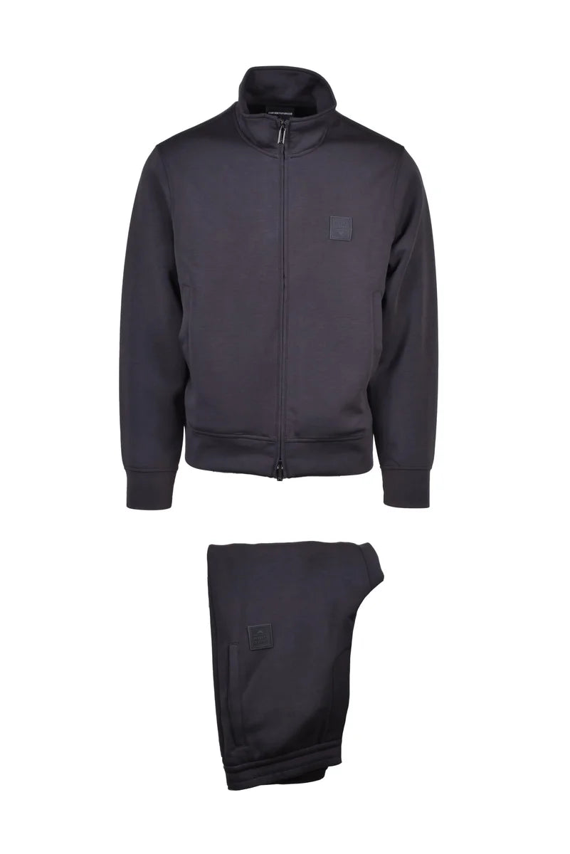 Emporio Armani Full Stretch Tracksuit - Grey