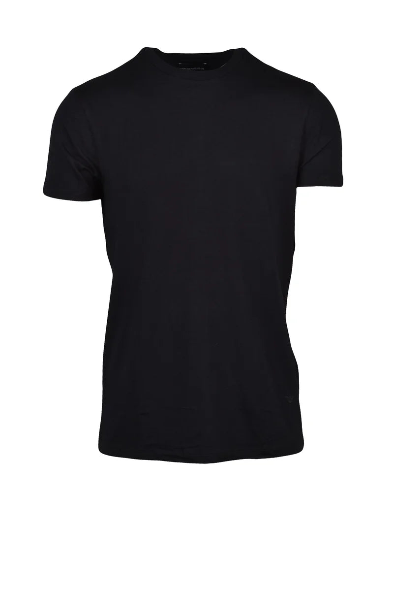Emporio Armani Stretch Crew Neck T-Shirt - Black