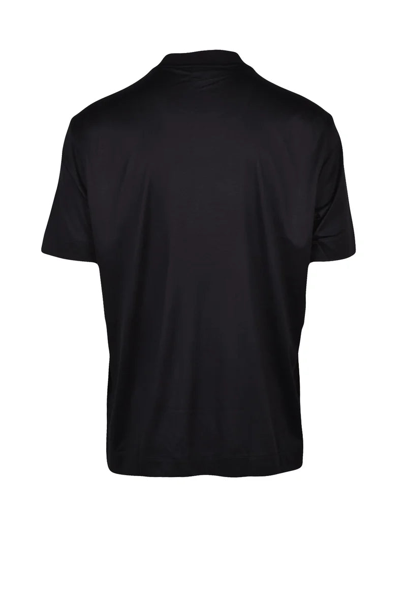 Emporio Armani T-shirt Lyocell/Cotone - Nero