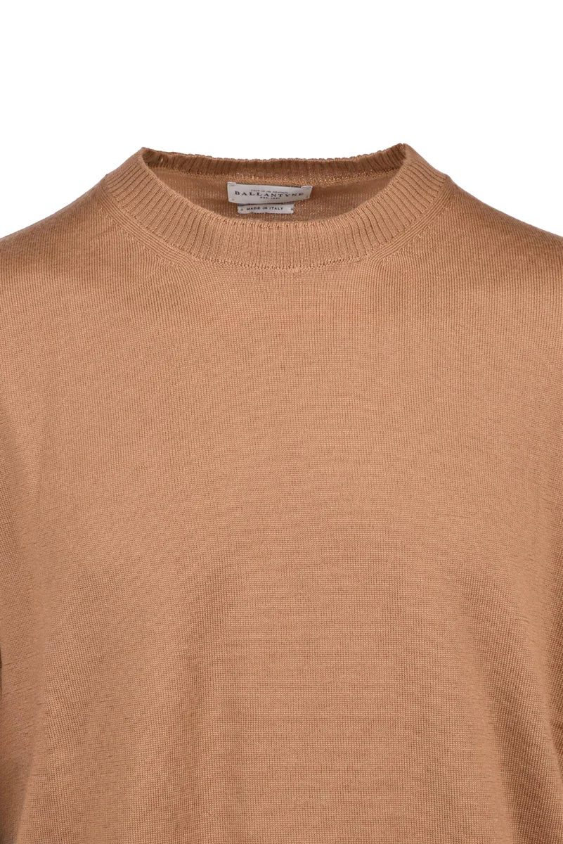 Ballantyne Pullover Girocollo Lana - Rosso