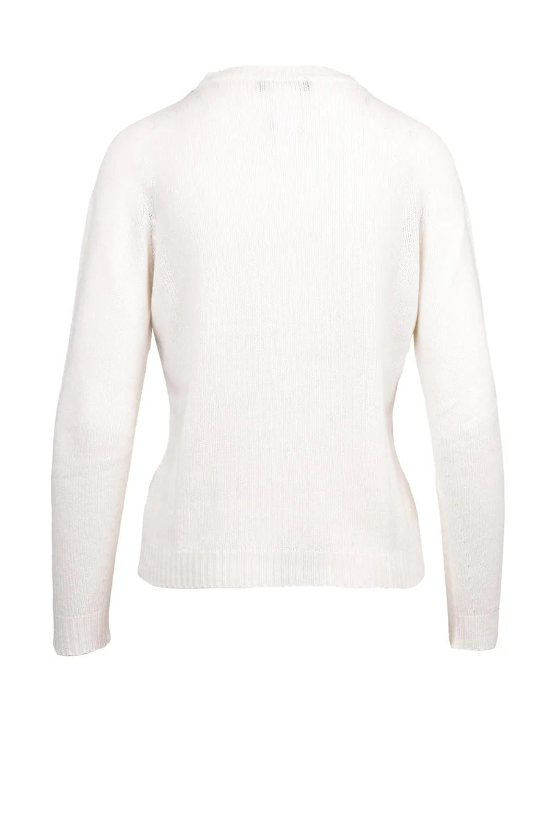 Fabiana Filippi Maglione Girocollo - Bianco