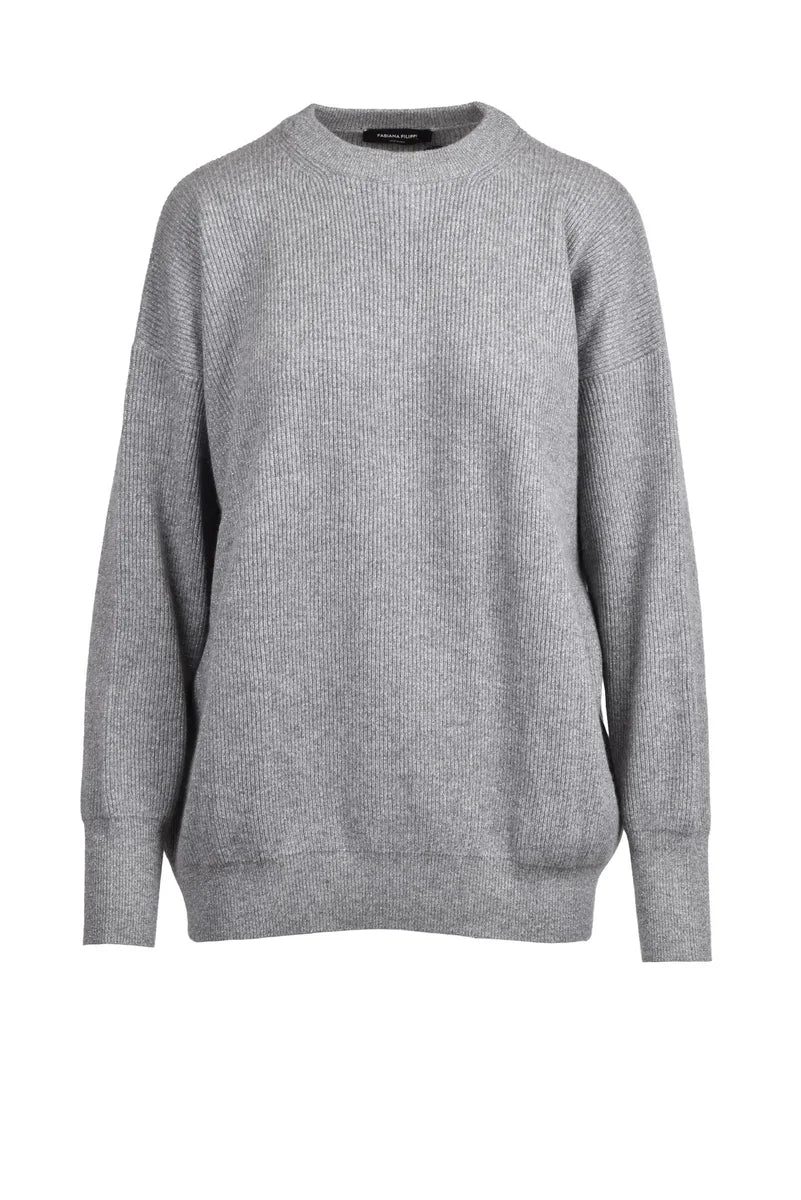 Fabiana Filippi Maglione Lamé - Grigio