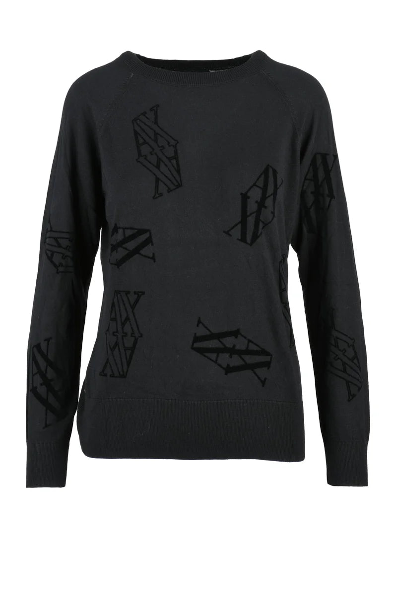Armani Exchange Crew Neck Sweater - Black