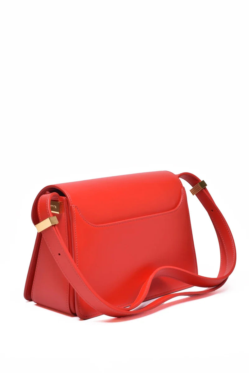 Lanvin Borsa a Spalla Pelle - Rosso