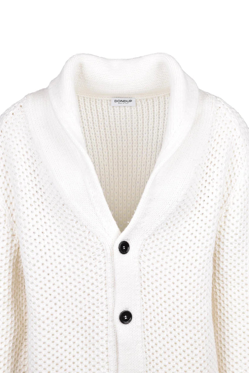 Dondup Cardigan Tricot - Bianco