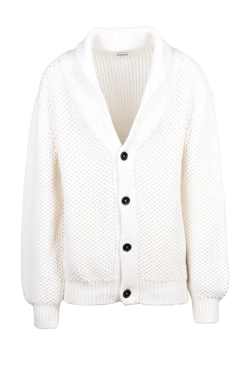 Dondup Cardigan Tricot - Bianco
