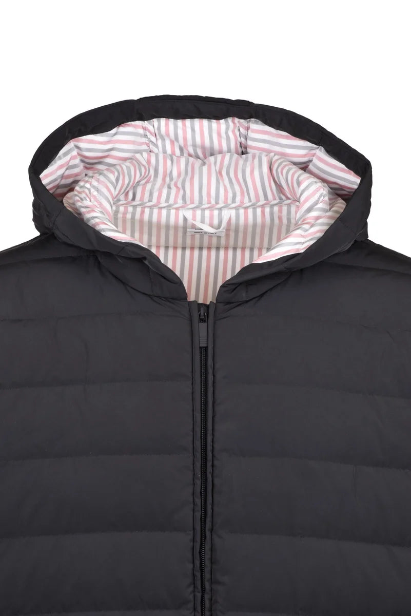 Thom Browne Cappotto Centogrammi - Nero