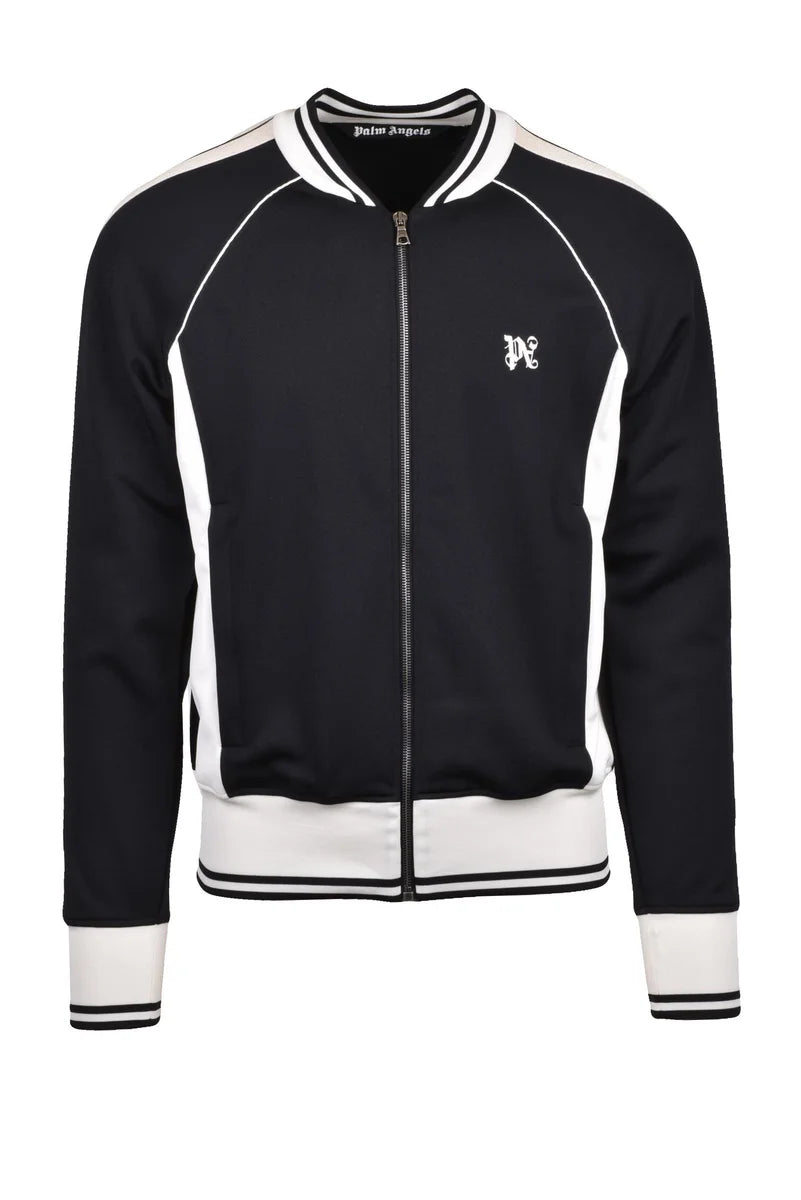 Palm Angels Giacca da Ginnastica - Nero/Bianco