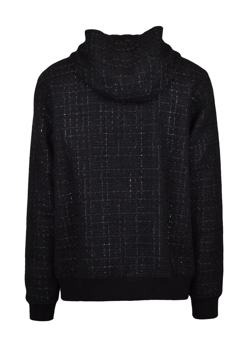 Balmain Giubbotto Bouclé - Nero