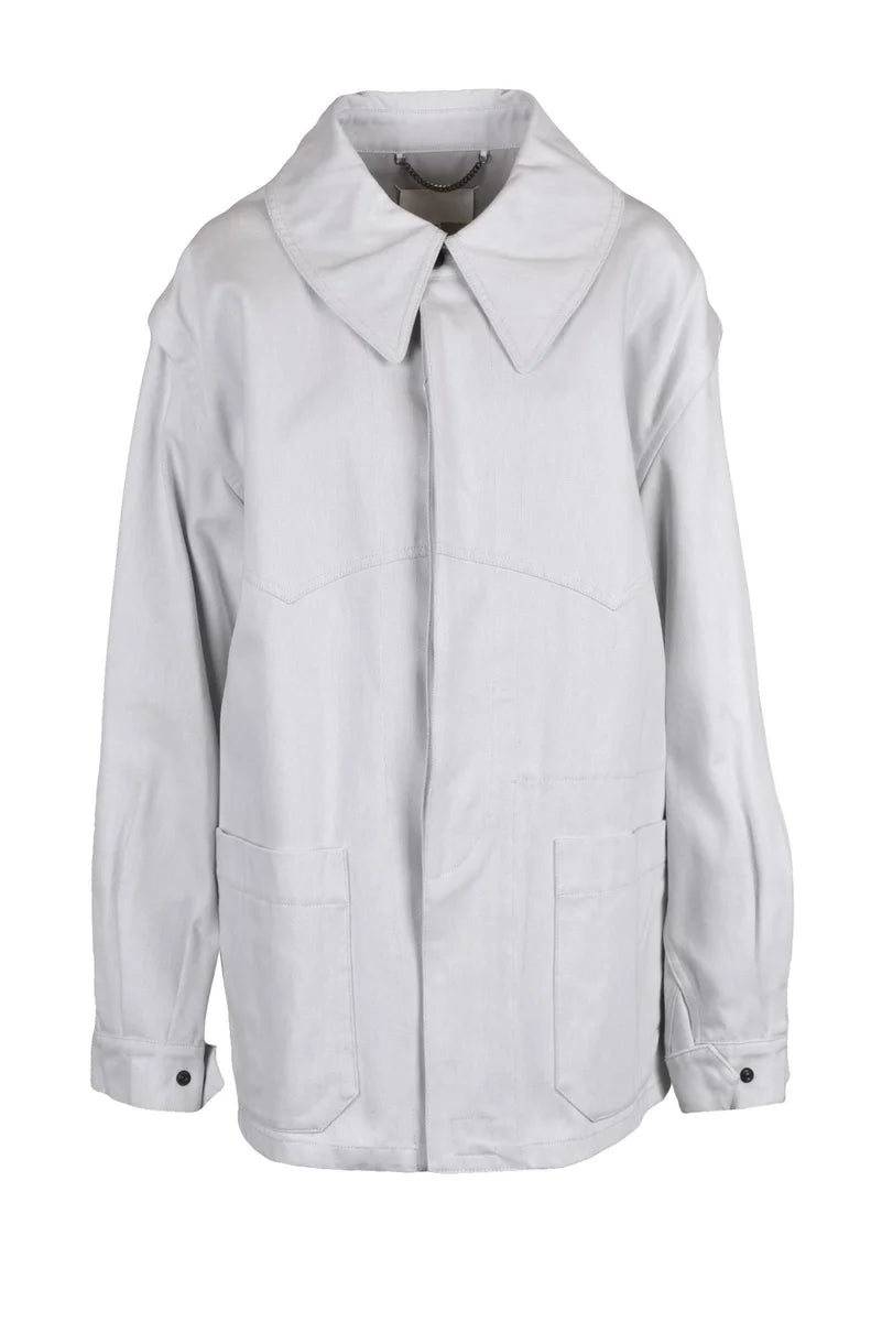 Maison Margiela Giaccone in Denim Oversize - Beige