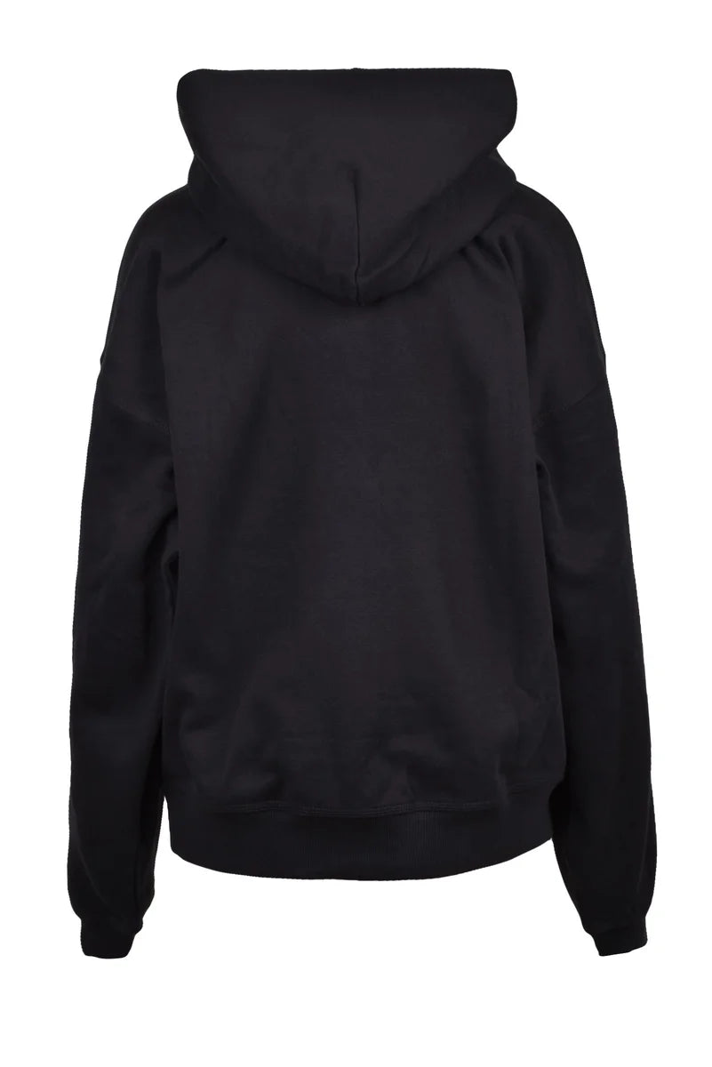 Calvin Klein Jeans Oversized Hooded Sweatshirt - Black