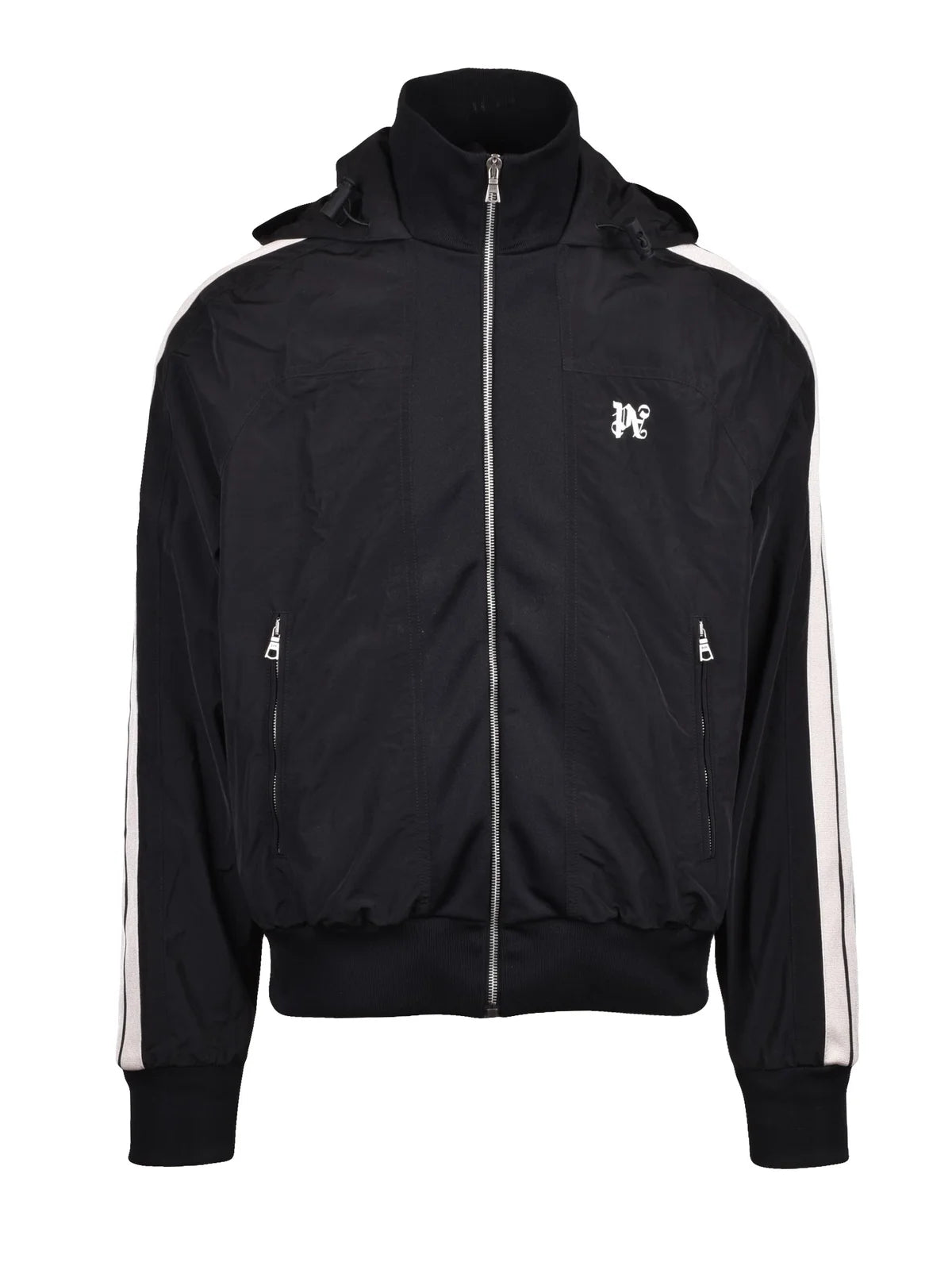 Palm Angels Cappotto Monogram Nylon - Nero