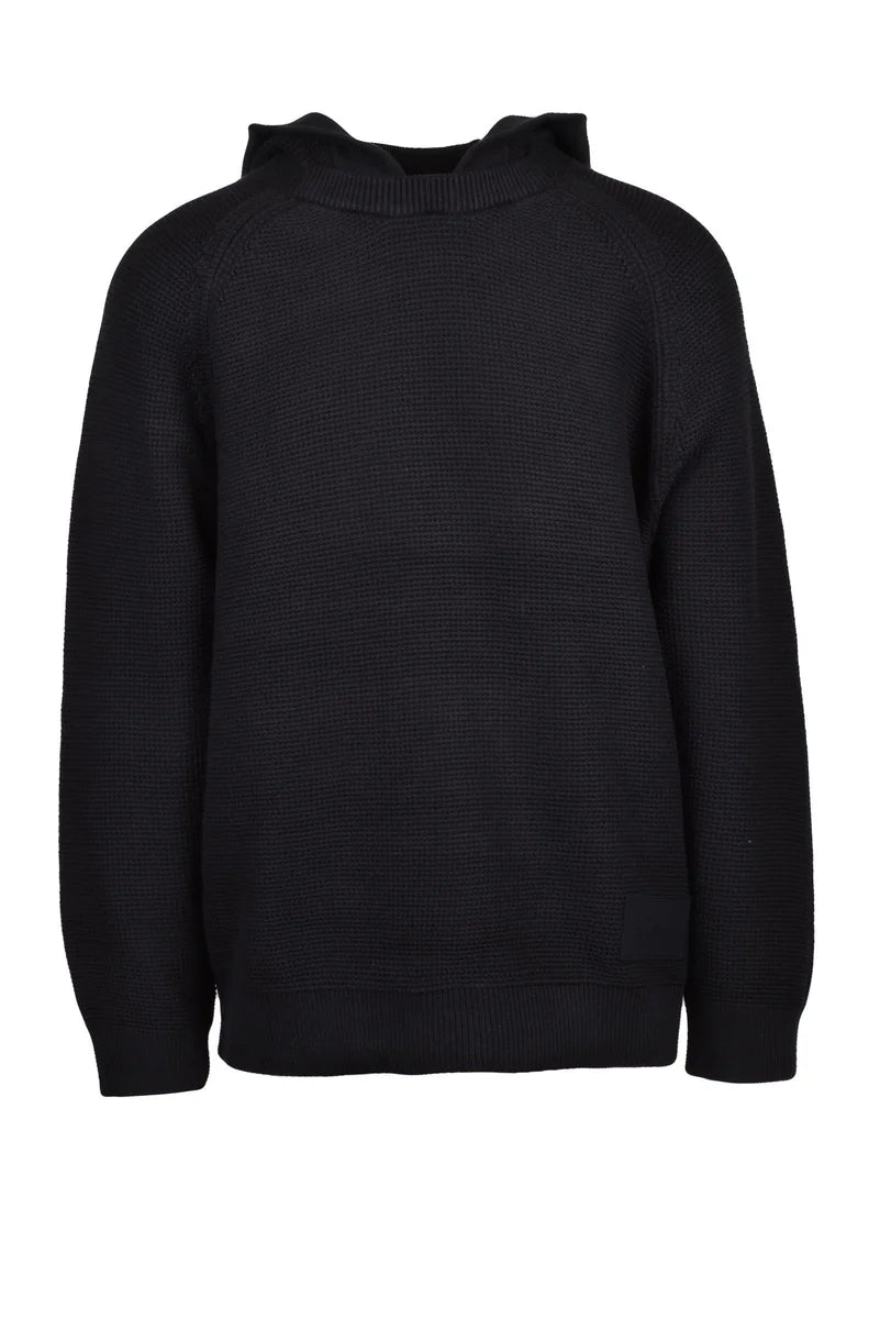 Calvin Klein Jeans Felpa con Cappuccio - Nero