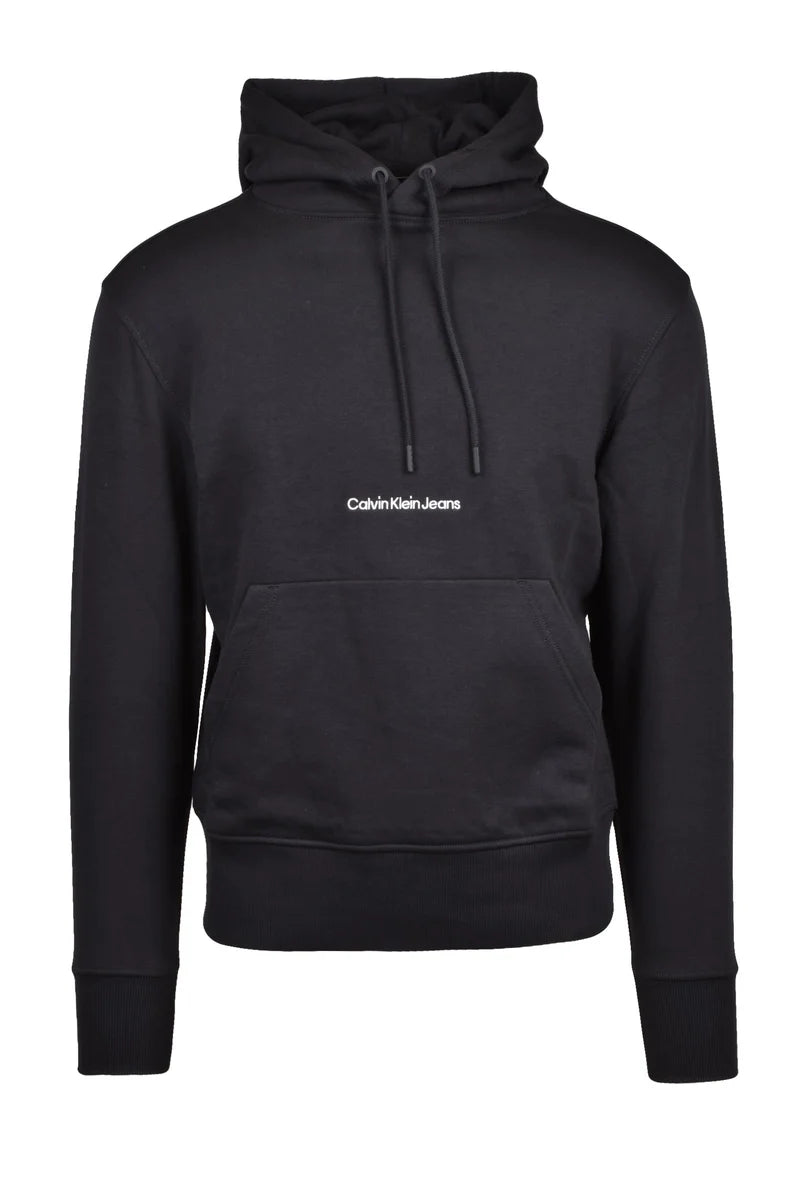 Calvin Klein Jeans Felpa Cappuccio - Nero