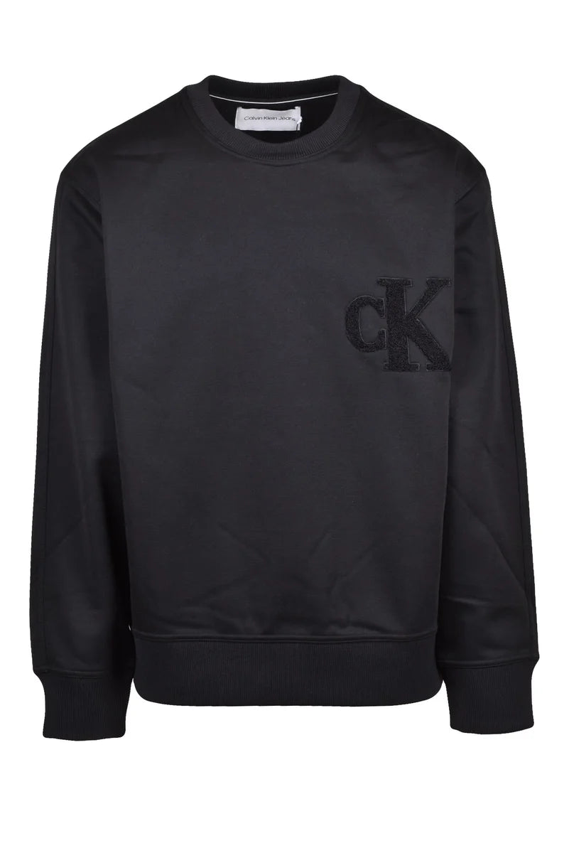 Calvin Klein Jeans Felpa Girocollo - Nero