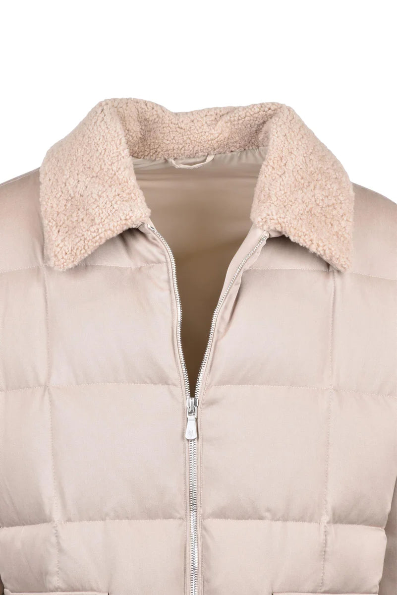 Eleventy Piumino Seta - Beige