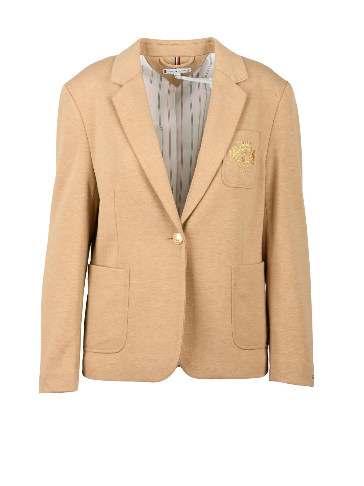 Tommy Hilfiger Blazer Sfiancato - Beige