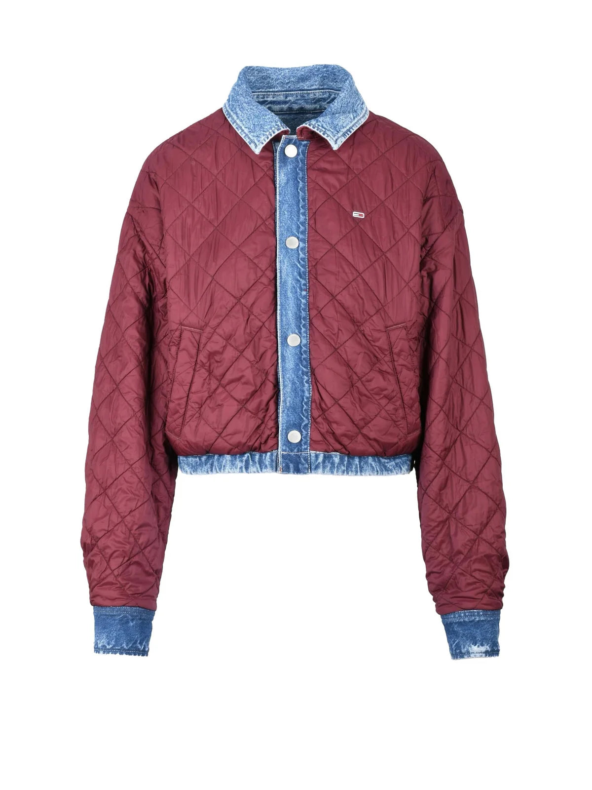 Tommy Jeans Cappotto Denim Reversibile - Blu