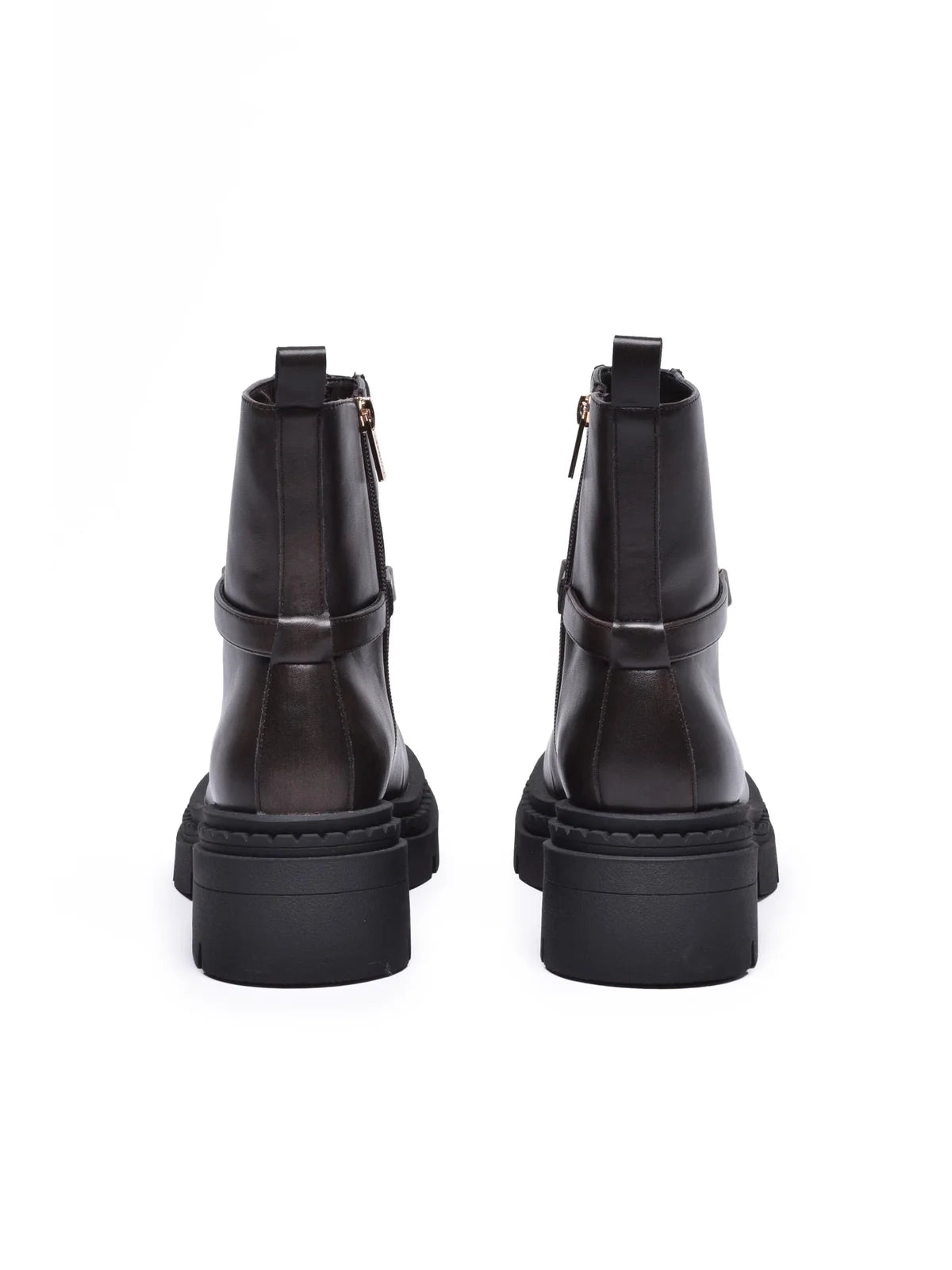 Twinset Stivaletto Gomma - Marrone