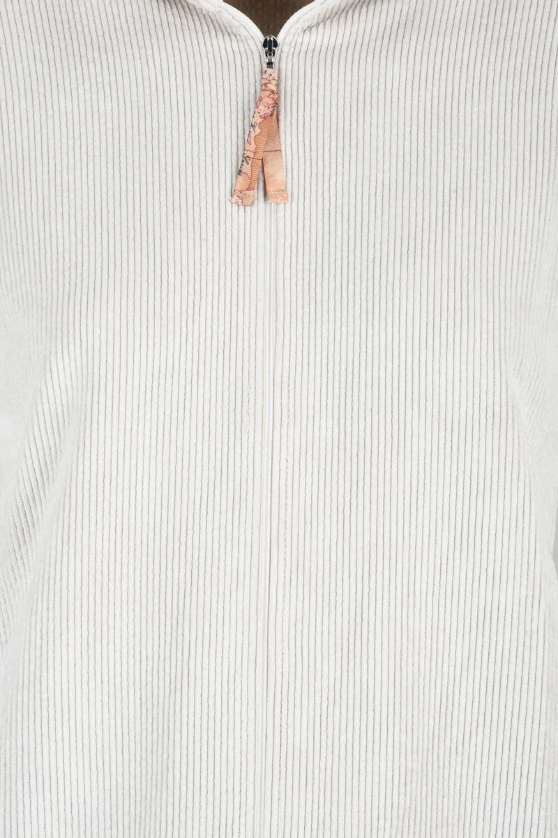 Alviero Martini 1 Classe Camicia Velluto - Bianco