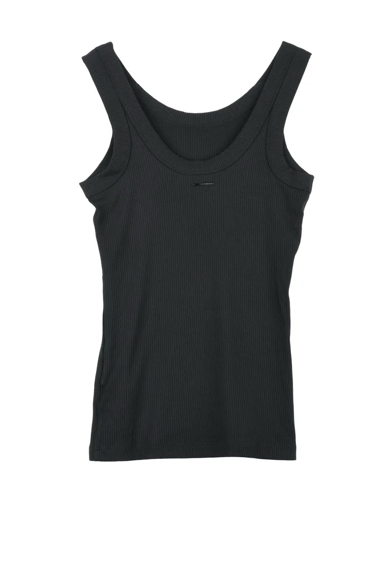 Calvin Klein Top Stretch in Modal - Nero