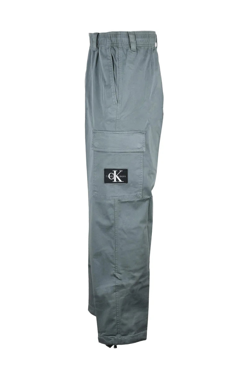Calvin Klein Jeans Pantalone Cargo - Verde Salvia